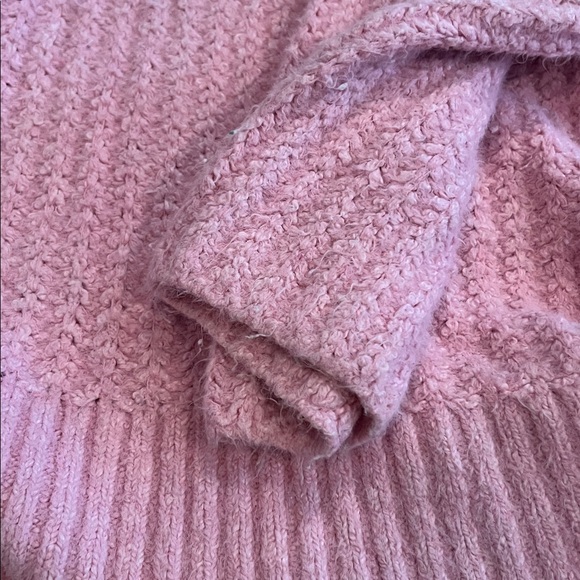 Maeve Anthropologie Turtleneck cowl sweater pink XL - Picture 6 of 8